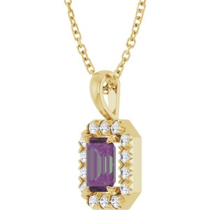 Halo-Style Necklace or Pendant