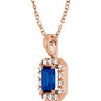 Halo-Style Necklace or Pendant