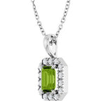 Halo-Style Necklace or Pendant