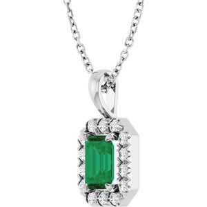 Halo-Style Necklace or Pendant