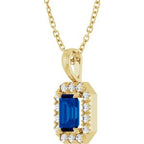 Halo-Style Necklace or Pendant