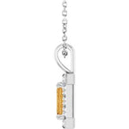 Halo-Style Necklace or Pendant