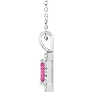 Halo-Style Necklace or Pendant
