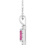 Halo-Style Necklace or Pendant