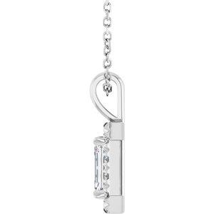 Halo-Style Necklace or Pendant