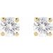 Round 4-Prong Lightweight Stud Earrings