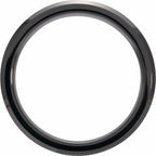 Beveled-Edge Antler Wood Inlay Comfort-Fit Band