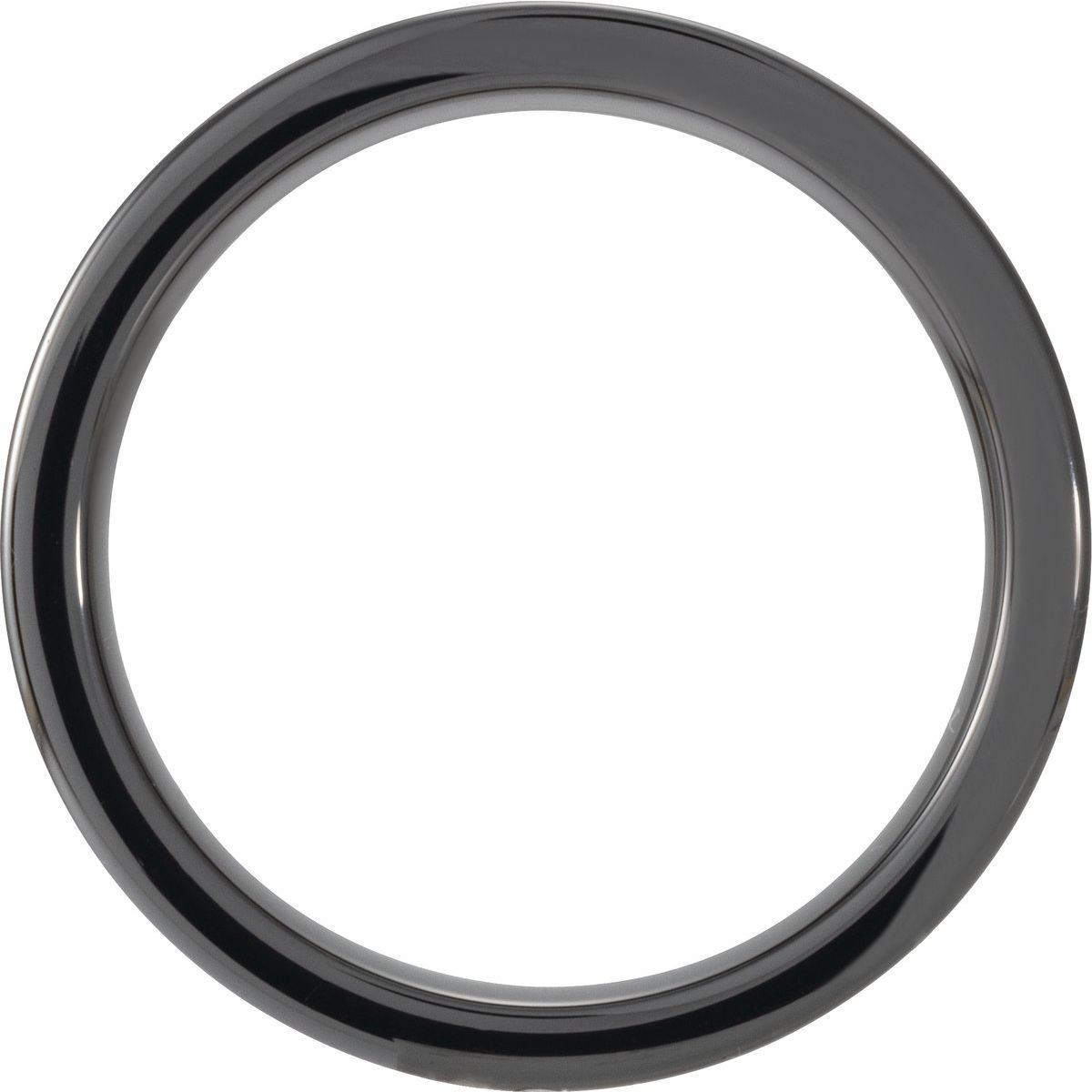 KOA Wood Inlay Comfort-Fit Flat Band