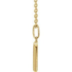 Pavé-Style Heart Necklace or Charm/Pendant