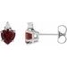 Accented Heart Earrings
