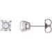 Solitaire Stud Earrings