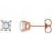 Solitaire Stud Earrings