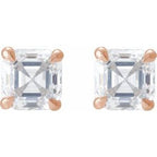 Solitaire Stud Earrings