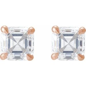 Solitaire Stud Earrings
