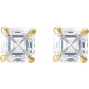 Solitaire Stud Earrings
