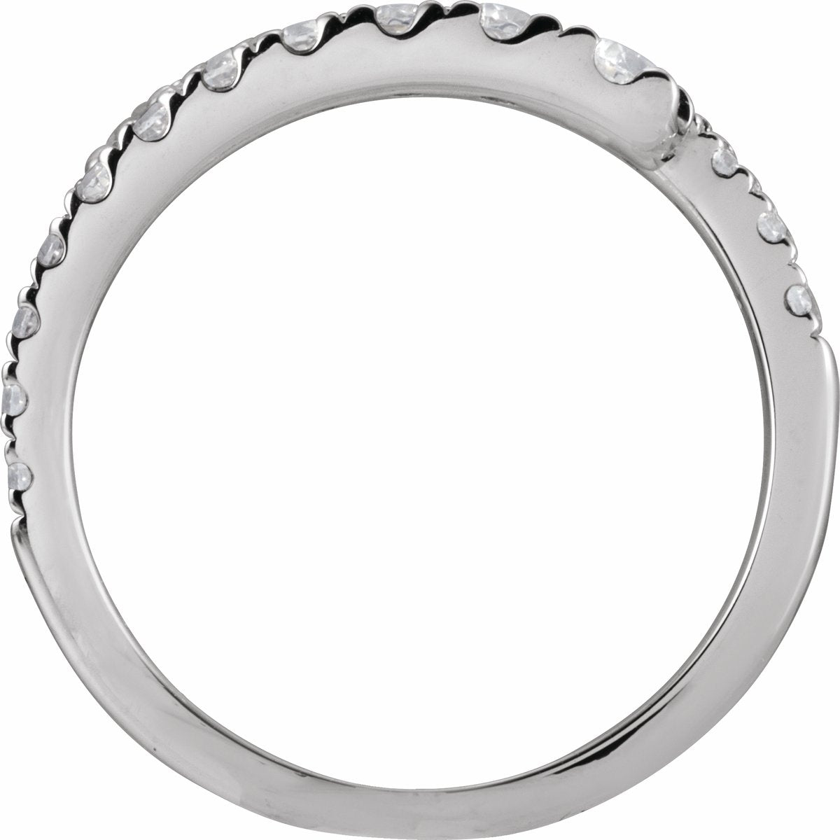 Lab-Grown Diamond Bypass Ring