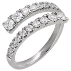 Lab-Grown Diamond Bypass Ring