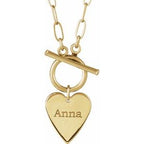Engravable Toggle Necklace