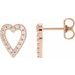Accented Heart Earrings