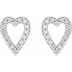 Accented Heart Earrings