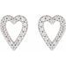Accented Heart Earrings