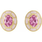 Solitaire Stud Earrings