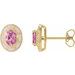 Solitaire Stud Earrings