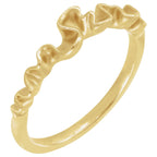 Ribbon Stackable Ring