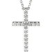 Petite Cross Necklace or Pendant