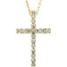 Petite Cross Necklace or Pendant