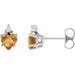 Accented Heart Earrings