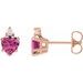 Accented Heart Earrings