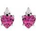 Accented Heart Earrings