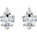 Accented Heart Earrings