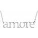 Accented Amore Necklace or Center