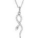 Petite Snake Necklace or Pendant