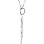 Petite Treble Clef Necklace or Pendant