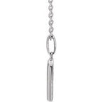 Pavé-Style Heart Necklace or Charm/Pendant