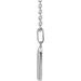 Pavé-Style Heart Necklace or Charm/Pendant