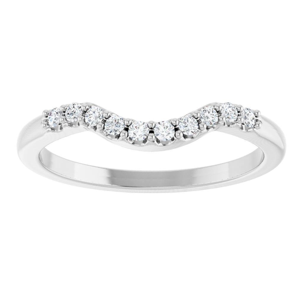Accented Engagement Ring or Band