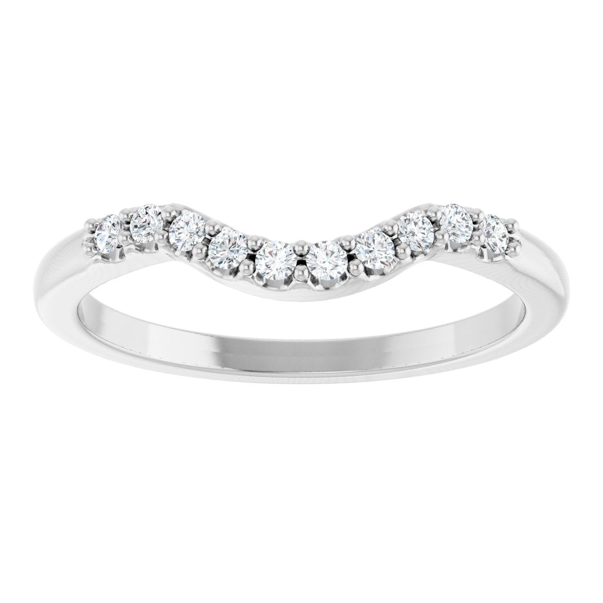 Accented Engagement Ring or Band