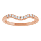 Accented Engagement Ring or Band