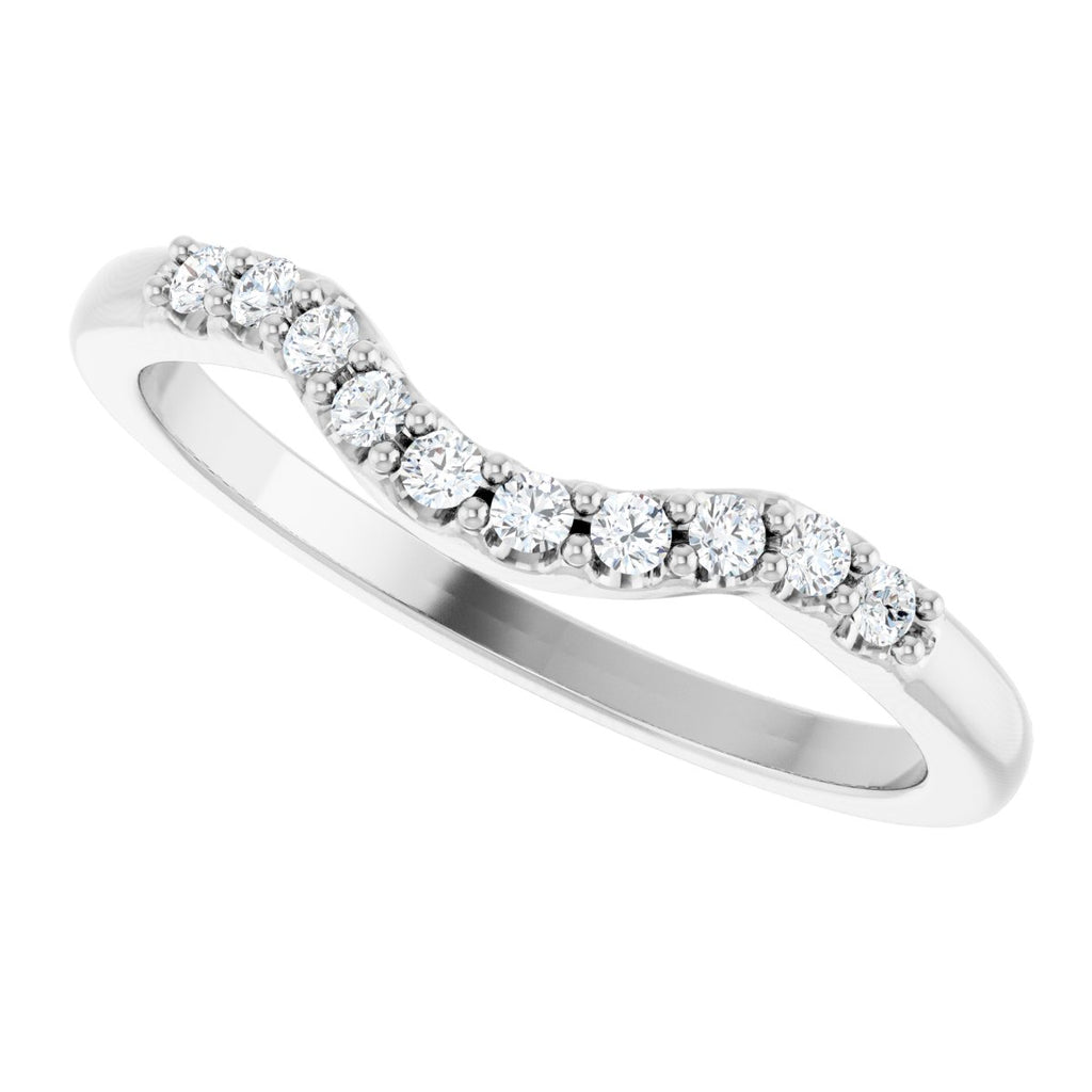 Accented Engagement Ring or Band