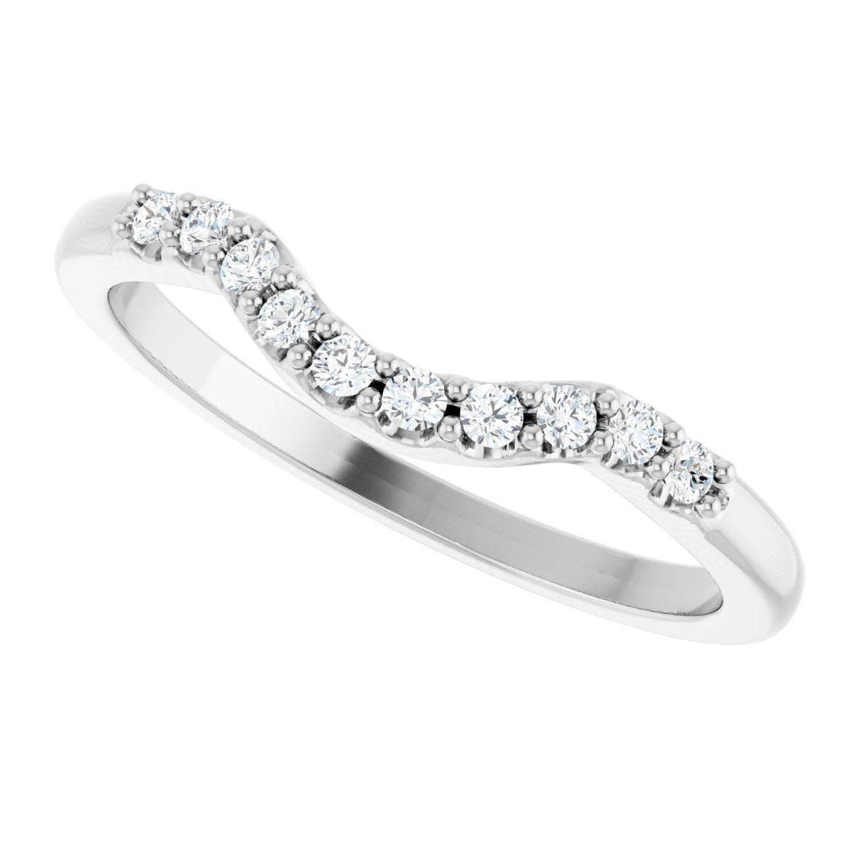 Accented Engagement Ring or Band