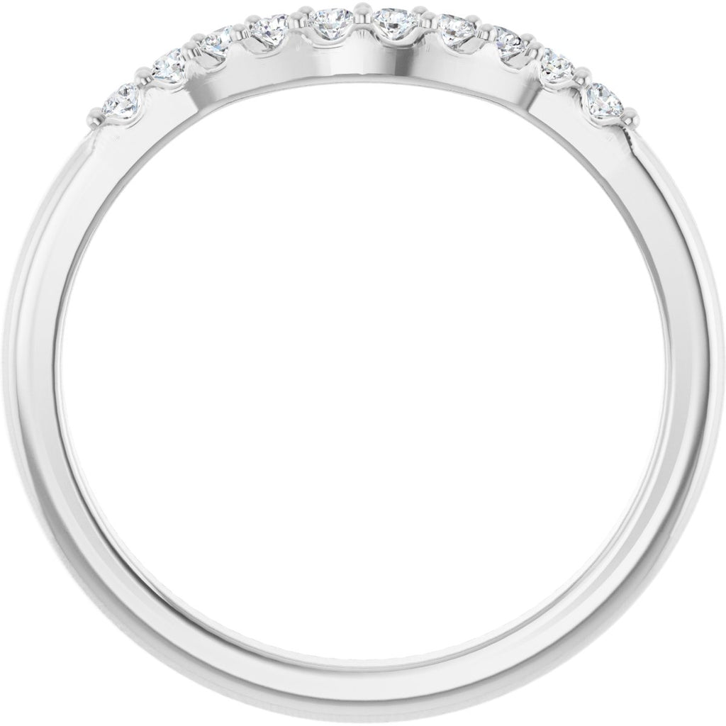 Accented Engagement Ring or Band