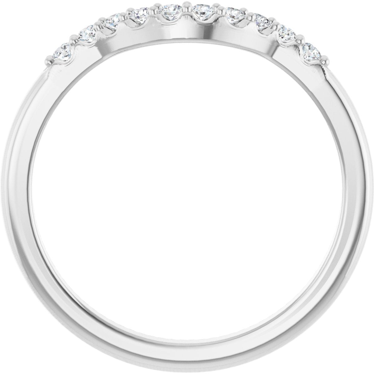 Accented Engagement Ring or Band