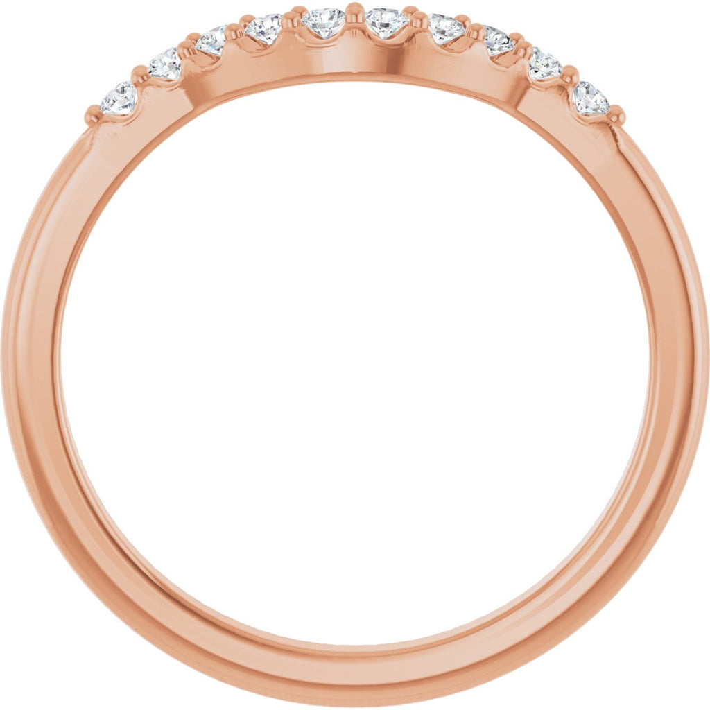 Accented Engagement Ring or Band
