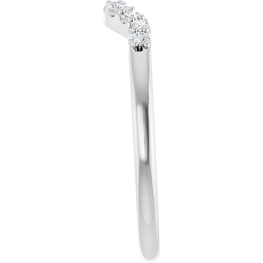 Accented Engagement Ring or Band