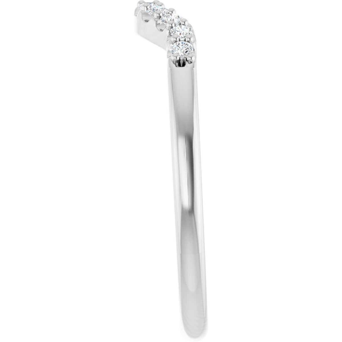 Accented Engagement Ring or Band