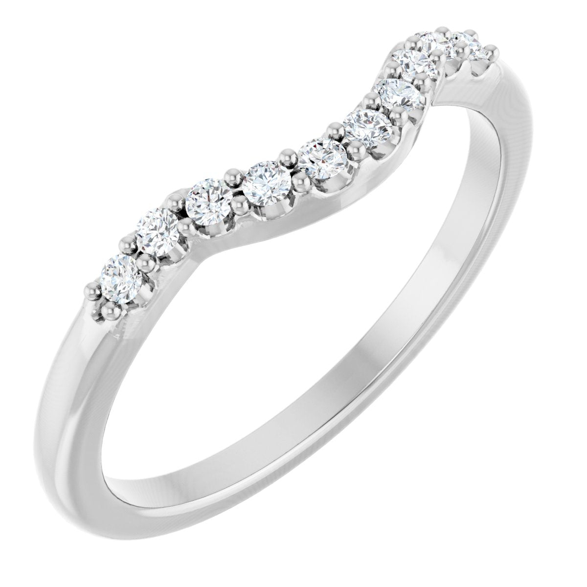 Accented Engagement Ring or Band